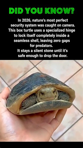Tiny Turtle Slowly Coming Out of Its Shell 🐢