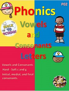 Phonics Initial, Middle and Final Consonant sounds. Vowel and Consonants