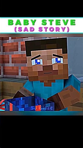 baby Steve sad story - Kamin Edit 😞 #minecraft #edit #shorts