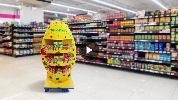 Egg… excuse me? 🥚👀 Spotting an egg at the POS isn’t exactly unusual around Easter. But this Aromat Easter egg display definitely makes shoppers stop - no searching required. And yes, even the… | STI Group