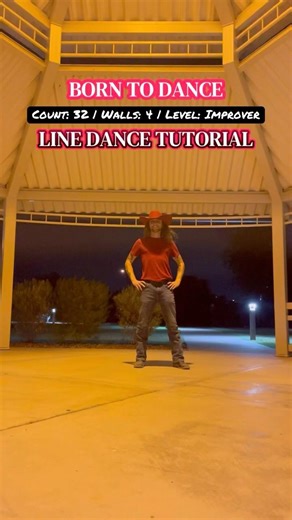 BORN TO DANCE - Line Dance Tutorial (line dance to the song BORN TO DIE by Shaboozey)