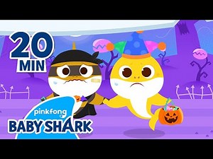 [BEST🎶] Halloween Sing Along with Baby Shark Family! | +Compilation | Baby Shark Official