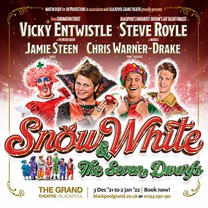 🎉 PANTOMIME IS BACK! Having missed ‘In Person’ Pantomime last Christmas, THIS IS GOING TO BE A SELLOUT! Don’t wait too long to secure your tickets for this year’s spectacular, some dates have already gone! Book now 🎟 https://www.blackpoolgrand.co.uk/.../snow-white-new-2021-22 | Grand Theatre Blackpool