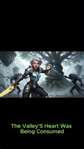 The Light Tree Was Dying… Until She Returned ⚔️ #shorts #aianimation #fantasy