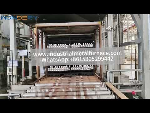 ROLLER HEARTH HEAT TREATMENT FURNACE FOR METAL PARTS