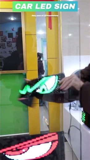 GlowPanel X – Programmable Car LED Display with Smart Remote Control