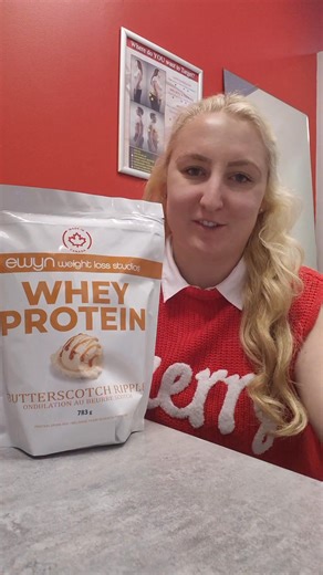 💛 NEW FLAVOUR ALERT! 💛 Butterscotch Ripple Whey Protein is HERE and it tastes like dessert in a scoop 😍 Grab yours at the studio today! 🍨✨ | Ewyn Weight Loss Studios Hamilton