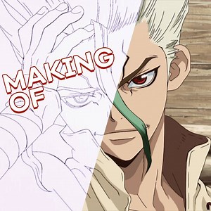 352K views · 9.6K reactions | Making an anime is way too exhilarating  Get a behind the scenes look at the making of Dr. STONE! | Crunchyroll | Facebook