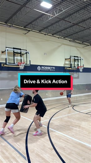 Drive, Kick, and Relocate… Game action is a must at any level #fyp #hoops #basketballtiktok #rossettibasketball #basketball