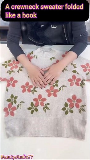 Perfectly Fold Your Crewneck Sweater: Say Goodbye to Wrinkles