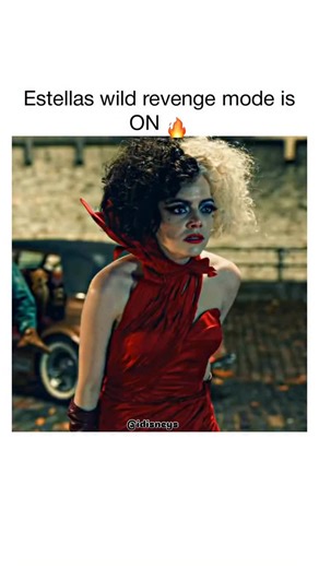 disney | movies | memes on Instagram: "The video features clips from the 2021 Disney movie Cruella, starring Emma Stone as the title character. Video Summary The video is a dramatic montage centered on the origin of the iconic villain, Cruella de Vil (formerly known as Estella). • The Revelation: Estella realizes that her boss, The Baroness, was responsible for her mother’s death by using a whistle to command Dalmatians to push her over a cliff. • The Shift: The clips show Estella’s emotional tr