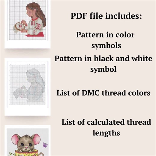 Modern Cross Stitch Pdf Pattern Cat Lover Sewing Embroidery Design Punto De Cruz - Etsy