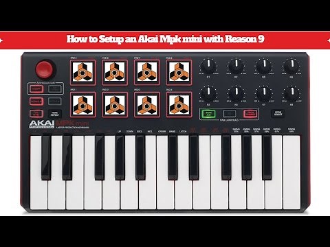 How To Setup An Akai Mpk Mini With Reason 9