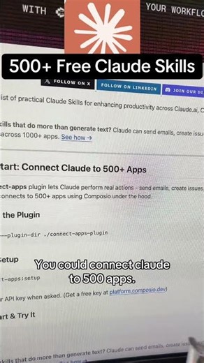 Unlock 500+ FREE Claude Skills: Automate Your Work NOW!