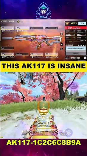 BEST AK117 BR LOADOUT ⚡ ZERO Recoil + HIGH DAMAGE | CODM Battle Royale