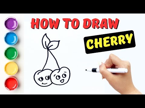 You Won't BELIEVE How Simple Drawing Cherry Can Be! (Must Watch)