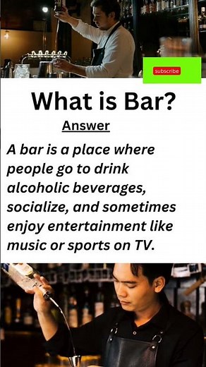 What is Bar? | Bartender job interview question and answer | Bartender| #bartender #interview
