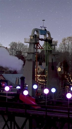 14K views · 115 reactions | The train and Skyride are just two ways to see some of our ten million lights during Christmas Town! Which is your favorite?   | Busch Gardens Williamsburg | Facebook