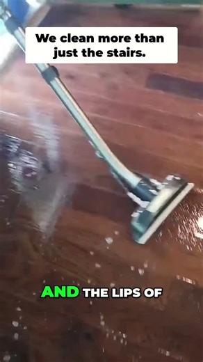 Sparkling Stairs & Floors: Deep Clean Transformation! #shorts