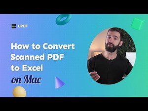 How to Convert Scanned PDF to Excel on Mac
