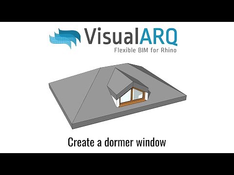 Creating a dormer window with VisualARQ