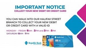 Have you collected your new debit or credit card? Check out this...
