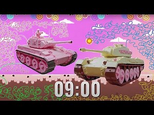 9 Minute Timer (Timer 9 Minutes) Bomb Chocolate Tank Classroom Countdown & Explosion)