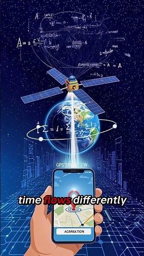 The relativity hack that makes GPS actually accurate #technology #physics