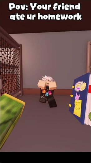 Pov: Your friend ate ur homework #shorts #viral #roblox #robloxshorts #rivals #funny #comedy