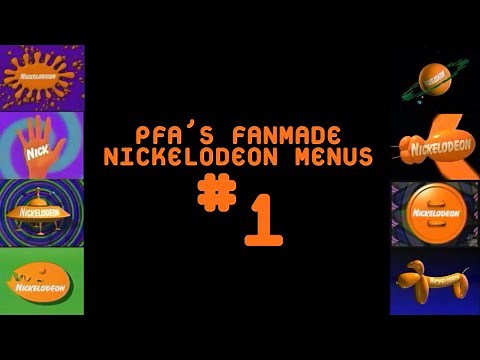 PFA’s FANMADE NICKELODEON MENUS #1