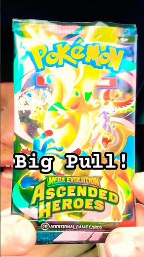 Pulling A Rare Pokemon Card From An Ascended Heroes Opening!