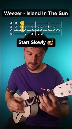 How to play Weezer - Island In The Sun on the ukulele