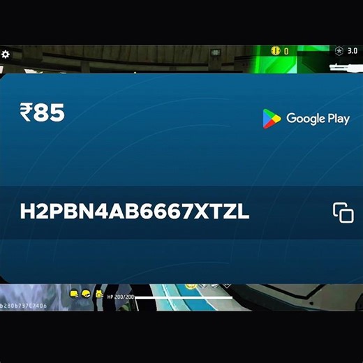 Free 85 Rs Redeem code❤