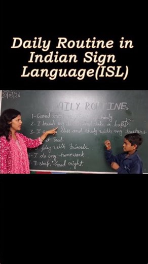 Devendra’s daily routine in sign language#usrindusamiti #jsrspecialschool #specialchildren