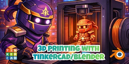 March-April 3D Printing Design Camp Near Me (River Valley) (Ages 7–16)