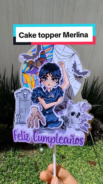 Create a Unique Merlina Adams Cake Topper | Cricut Projects