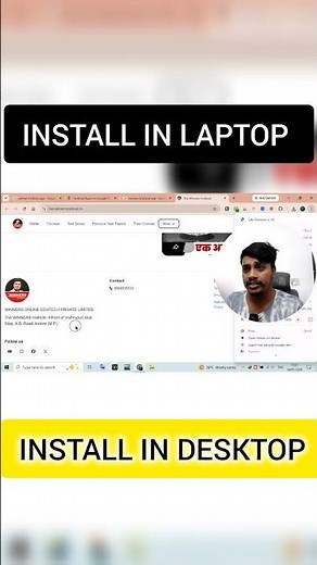 Winners Institute App Install In Laptop/Desktop #shortvideo #shortfeed #winnerinstitute