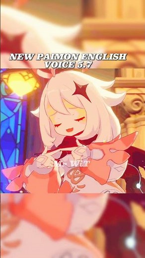 NEW PAIMON ENGLISH VOICE 5.7 #genshinimpact #genshin #paimon