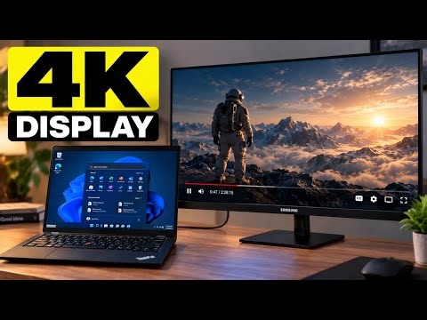 How to Connect Laptop to Monitor With USB-C (4K Display)
