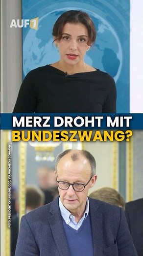 Merz announces tough countermeasures against an AfD state government in Saxony-Anhalt. He invokes...
