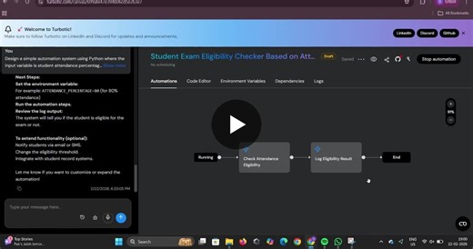 #turbohaq26 #genai #automation #turbotic #qibrtechnologies #artificialintelligence #innovation #techprojects #aiengineering #futuretech | SUKIRTHA R