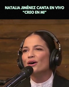 "Creo en mi"... Impecable interpretación de Natalia Jiménez. 🎶🙌 #JessieEnExa | Jessie Cervantes