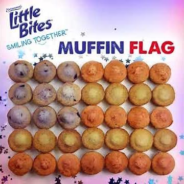 Entenmann's® Little Bites® 4th of July Muffin Flag