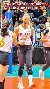 ✨💪🤩 “Block Point! Majoy Baron shuts down Anna De Beer!” 😍💪✨ #motivation #finals #localsports #fblifestyle #fitness | Team Alas Ph