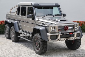 Brabus G700 6x6 in Malaysia, RM3.2 mil before tax