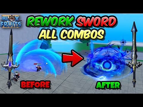All New Sword Combo One shot | Roblox Blox fruits Update 20