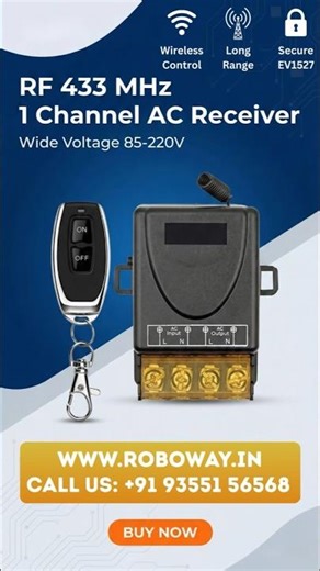 Wireless Rf Remote Control Kit #shorts #shortvideo #short #rf #rfonline #wireless