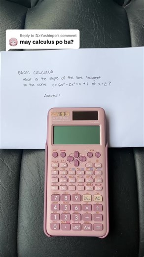 Basic Calculus using Scientific Calculator