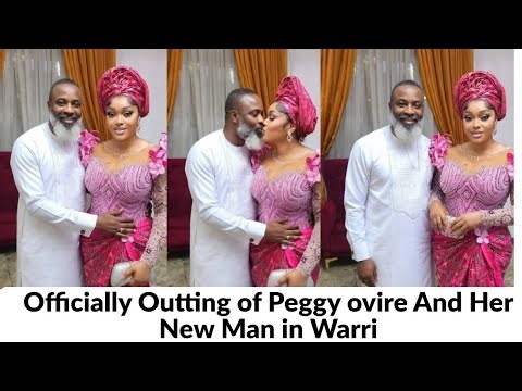 Peggy ovire step out with her man to traditional wedding in Warri,Delta state