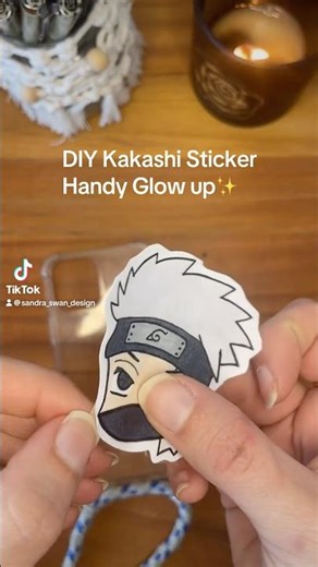 DIY Kakashi Sticker ✂️ Anime Sticker selber machen
